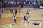 VB vs RIC  Wheaton Women's Volleyball vs Rhode Island College. - Photo by Keith Nordstrom : Wheaton, Volleyball, VB